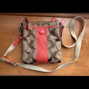 Coach cross body purse